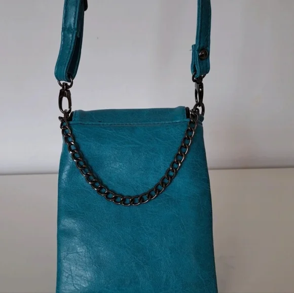 Bad Day Bag Moi Rebelle Green Blue  Small Cross Body Bag - Picture 2 of 7